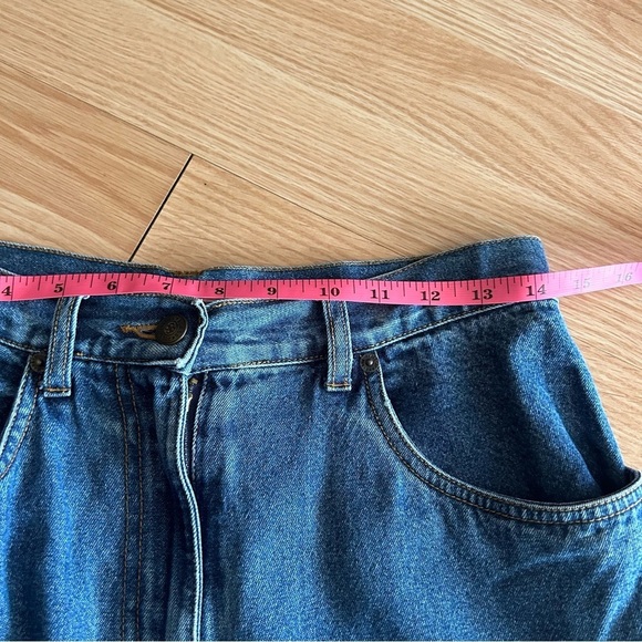 Vintage Bill Blass Denim Midi Skirt Size 6 - Picture 5 of 7